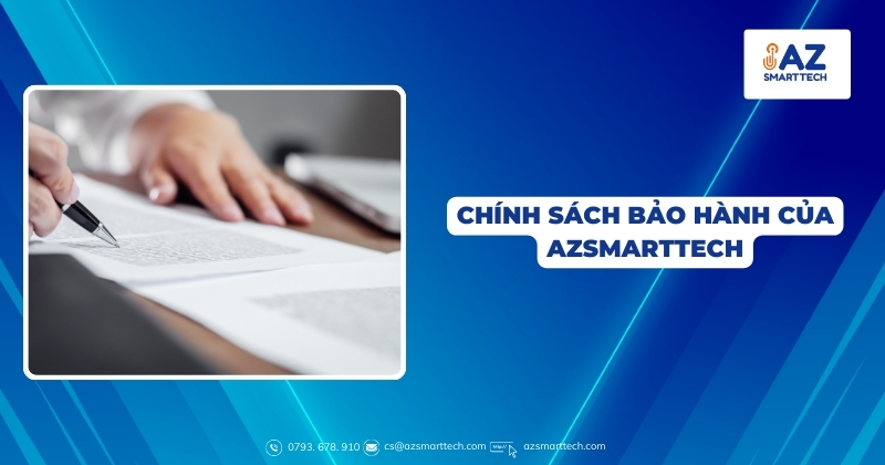 Thiết bị báo động chống trộm dùng sim có hỗ trợ wifi 26 Chính sách bảo hành của AzSmarttech
