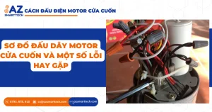 Sơ đồ đấu dây motor cửa cuốn và một số lỗi hay gặp