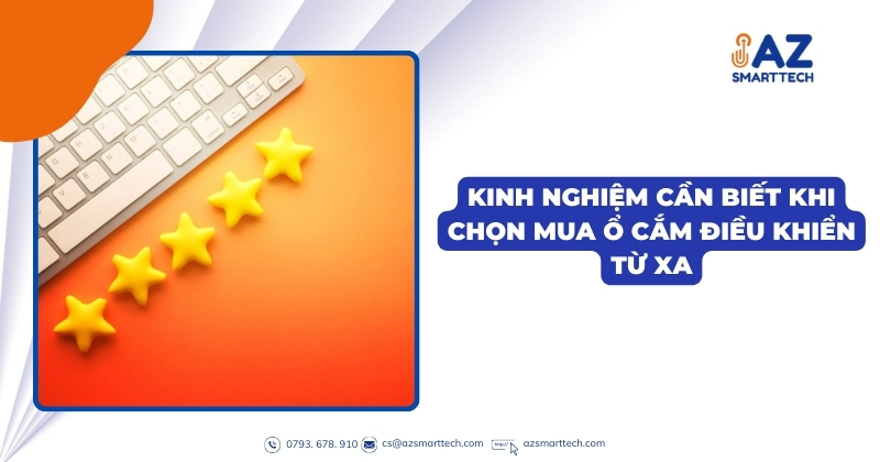 Kinh nghiệm cần biết khi chọn mua ổ cắm điều khiển từ xa