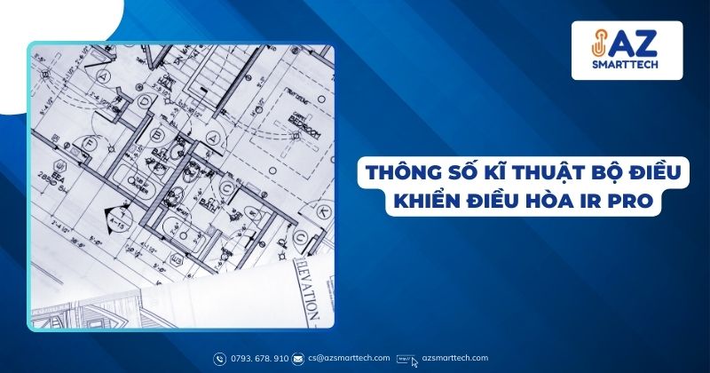 Thông số kĩ thuật bộ điều khiển điều hòa IR Pro