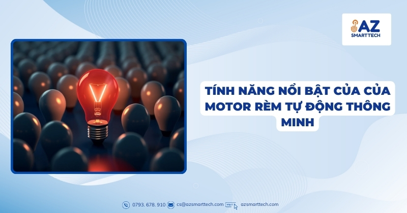 Motor rèm cửa thông minh điều khiển qua điện thoại 14 Tính năng nổi bật của của motor rèm tự động thông minh