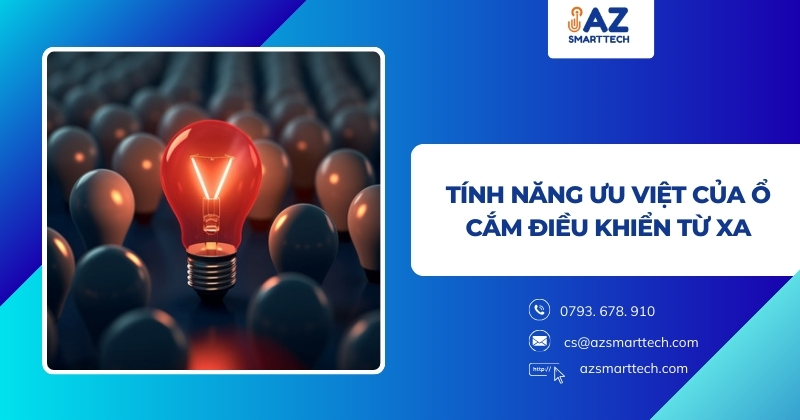 Tính năng ưu việt của ổ cắm điều khiển từ xa