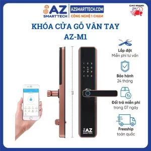 KHÓA CỬA GỖ ĐIỆN TỬ THÔNG MINH