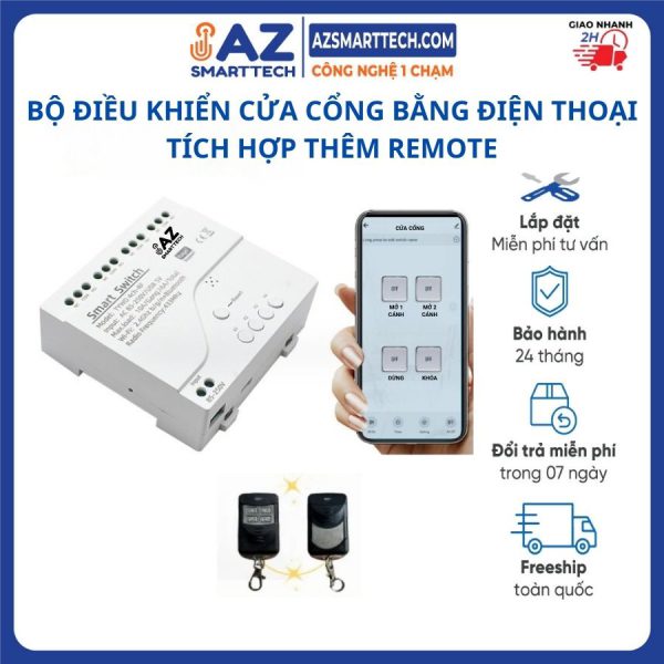 Bộ điều khiển cửa cổng qua điện thoại