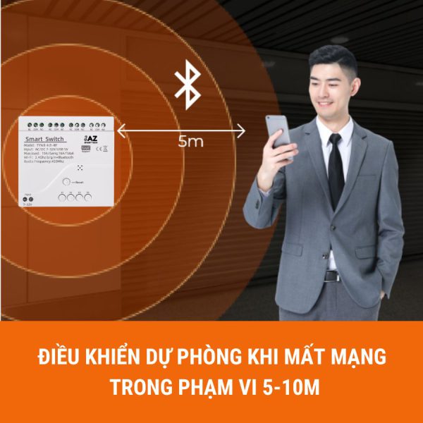 Bo dieu khien cua cuon bang dien thoai az smarttech 3