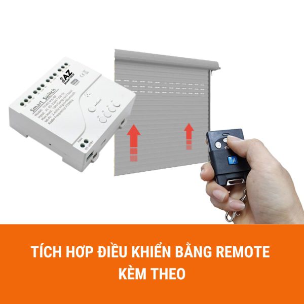 Bo dieu khien cua cuon bang dien thoai az smarttech 4