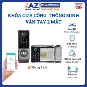 khóa vân tay cửa cổng ngoài trời