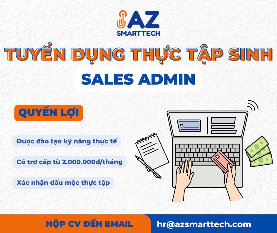 Tuyển dụng nhân viên sale admin