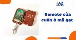 Remote cửa cuốn 8 mã gạt