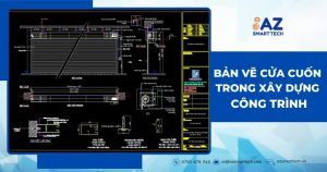 Bản vẽ cửa cuốn trong xây dựng công trình