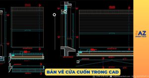 Bản vẽ cửa cuốn trong cad