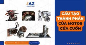 Cấu tạo thành phần của motor cửa cuốn