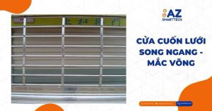 Cửa cuốn lưới song ngang - Mắc võng