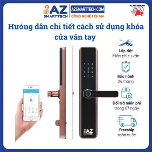 Hướng dẫn chi tiết cách sử dụng khóa cửa vân tay 