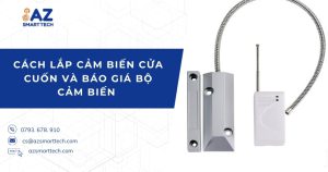 Cách lắp cảm biến cửa cuốn và báo giá bộ cảm biến