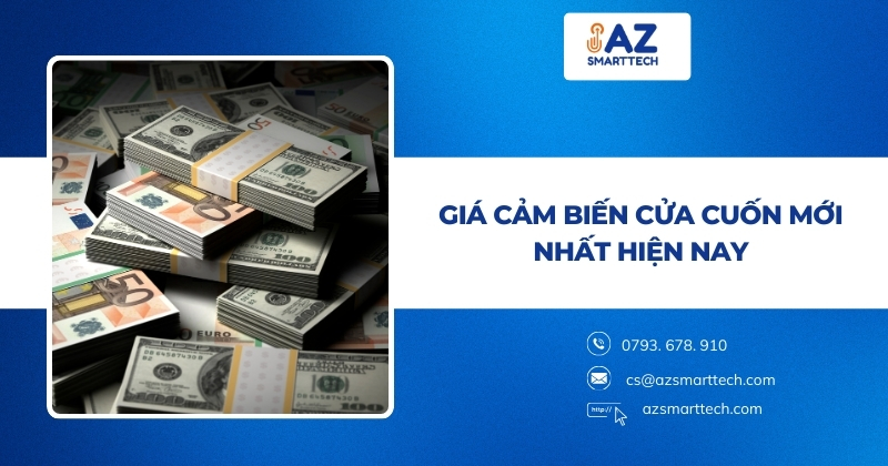 Giá cảm biến cửa cuốn mới nhất hiện nay