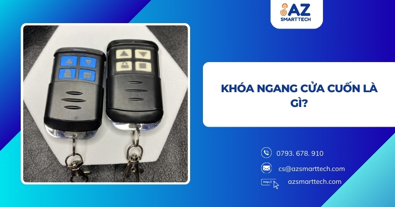 Khóa ngang cửa cuốn là gì?