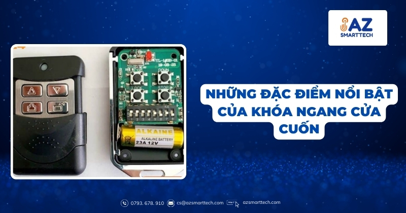 Những đặc điểm nổi bật của khóa ngang cửa cuốn