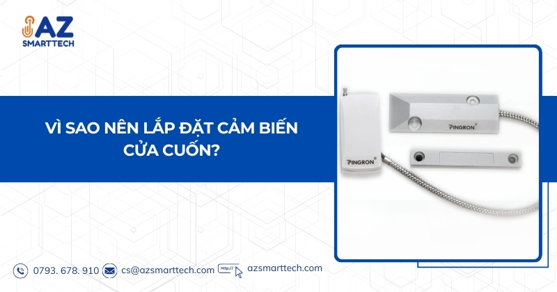 Vì sao nên lắp đặt cảm biến cửa cuốn?