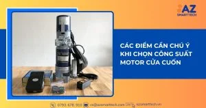 Các điểm cần chú ý khi chọn công suất motor cửa cuốn