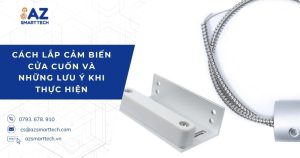 Cách lắp cảm biến cửa cuốn và những lưu ý khi thực hiện