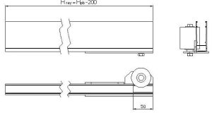 Hướng dẫn lắp ray cửa cuốn khe thoáng với con lăn đầu ray