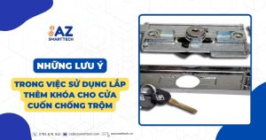 Những lưu ý trong việc sử dụng lắp thêm khóa cho cửa cuốn chống trộm