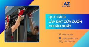 Quy trình lắp đặt cửa cuốn chuẩn nhất