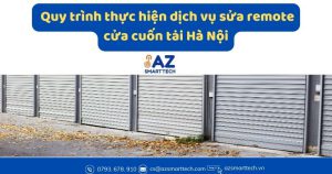 Quy trình thực hiện dịch vụ sửa remote cửa cuốn tại Hà Nội