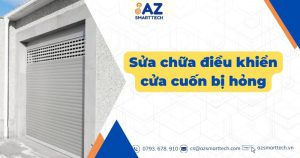 Sửa chữa điều khiển cửa cuốn bị hỏng