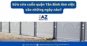 Sửa cửa cuốn quận Tân Bình làm việc vào những ngày nào?