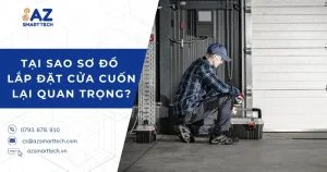 Tại sao sơ đồ lắp đặt cửa cuốn lại quan trọng?