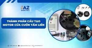 Thành phần cấu tạo motor cửa cuốn tấm liền