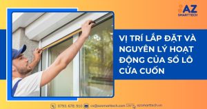 Vị trí lắp đặt và nguyên lý hoạt động của sổ lô cửa cuốn