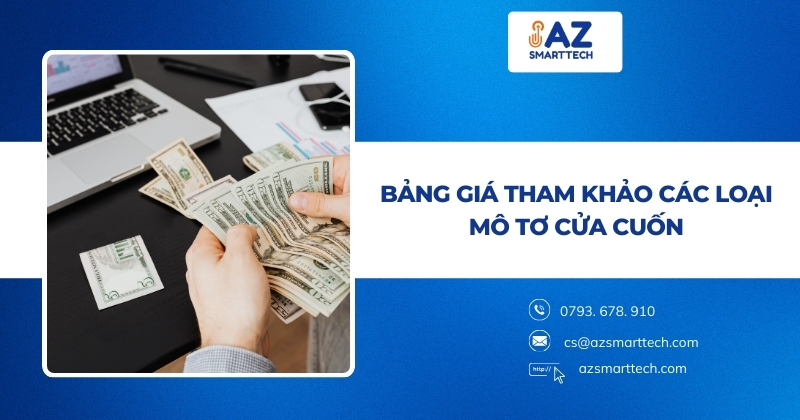 Bảng giá tham khảo các loại mô tơ cửa cuốn