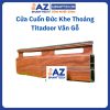 Cửa Cuốn Đức Khe Thoáng Titadoor Vân Gỗ