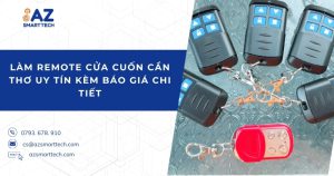 Làm remote cửa cuốn cần thơ uy tín kèm báo giá chi tiết