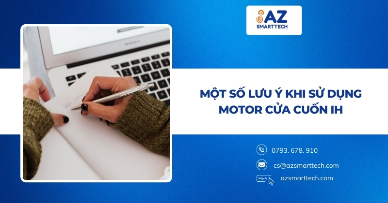Một số lưu ý khi sử dụng motor cửa cuốn IH