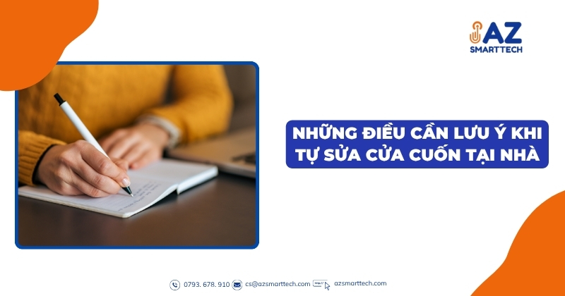 Những điều cần lưu ý khi tự sửa cửa cuốn tại nhà