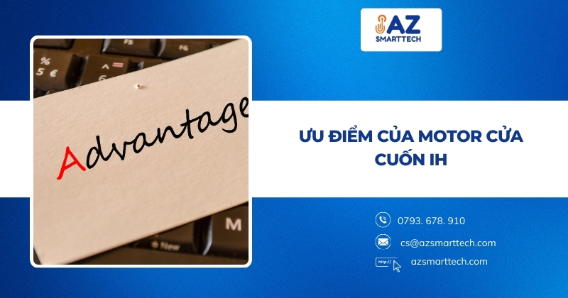 Ưu điểm của motor cửa cuốn IH
