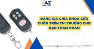 Bảng giá chìa khóa cửa cuốn trên thị trường cho bạn tham khảo