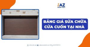 Bảng giá sửa chữa cửa cuốn tại nhà