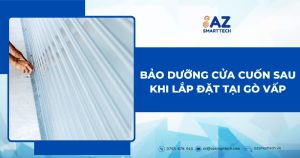 Bảo dưỡng cửa cuốn sau khi lắp đặt tại Gò Vấp