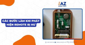 Các bước làm khi phát hiện remote bị hư