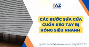 Các bước sửa cửa cuốn kéo tay bị hỏng siêu nhanh