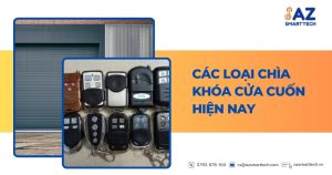 Các loại chìa khóa cửa cuốn hiện nay