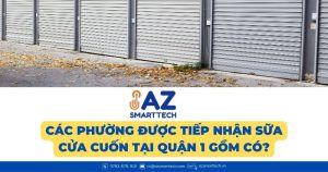 Các phường được tiếp nhận sữa cửa cuốn tại quận 1 gồm có?