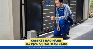 Cam kết bảo hành và dịch vụ sau bán hàng