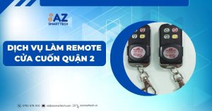 Dịch vụ làm remote cửa cuốn quận 2