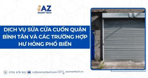 Dịch vụ sửa cửa cuốn quận Bình Tân và các trường hợp hư hỏng phổ biến